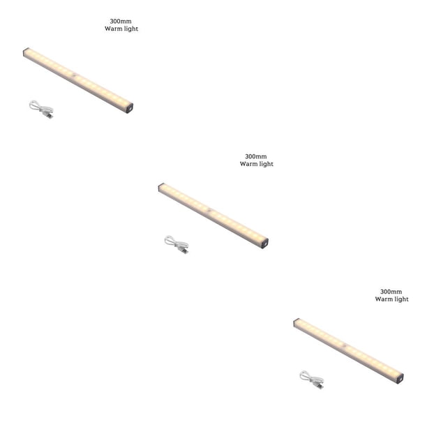 Toystoory Luz LED para gabinete, lámpara con Sensor de movimiento inteligente a rayas, cuerpo de inducción, luz nocturna, en armario, iluminación de Type1 NO1 Toystoory CBP078123