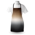 thumbnail image 3 of Ombre Apron Brown and Grey Pattern with Ombre Effect Abstract Modern Art Inspired Arrangement, Unisex Kitchen Bib Apron with Adjustable Neck for Cooking Baking Gardening, Brown Grey, by Ambesonne, 3 of 3