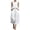 01 White, variant on Women's Linen 2 Piece Outfits Dressy Ruffle Hem Tank Top and Wide Leg Capri Pants Summer Business Casual Sets