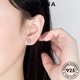 thumbnail image 3 of ATHENA Joyería Jade Moissanite 925 Stud Original Pendientes Perla Mujeres Diamante Plata M031, 3 of 4