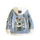thumbnail image 1 of Chaqueta de mezclilla con estampado de la vista trasera de Luffy de One Piece., 1 of 1