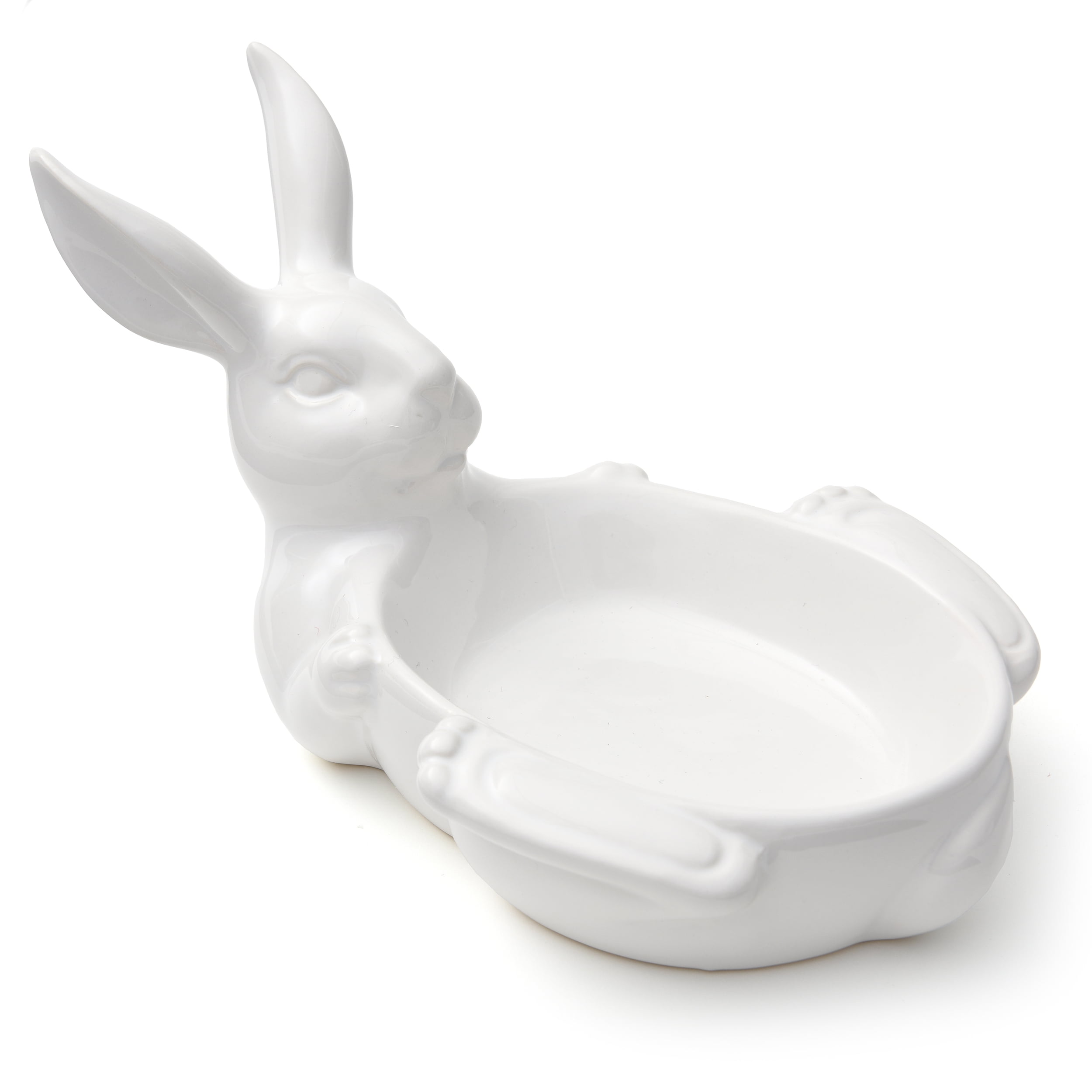 White Ceramic Bunny Bowl