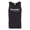 thumbnail image 2 of Dreamin' Dr Martin Luther King Jr. 1963 Mens Graphic Tank Top, Black, Small, 2 of 3