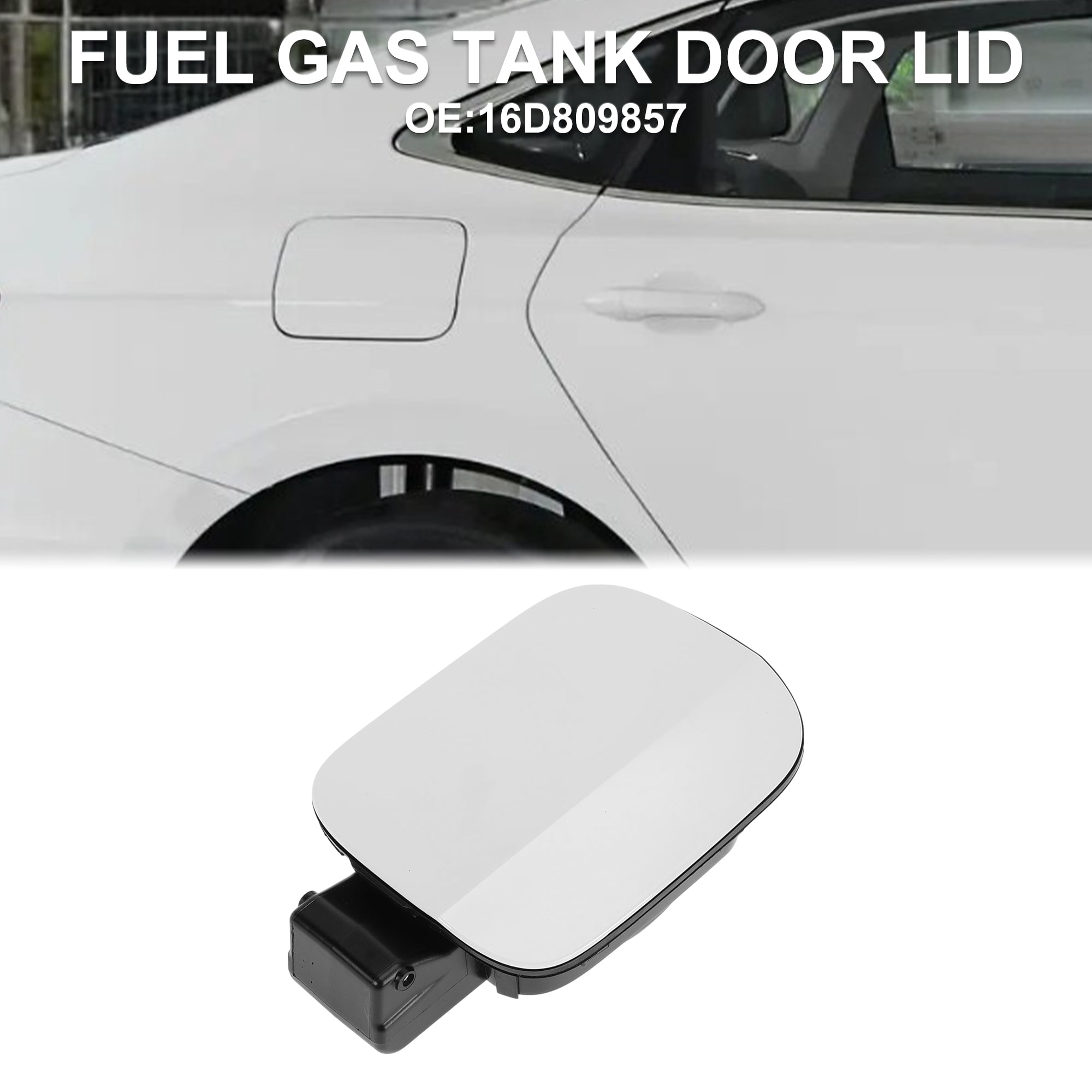 Unique Bargains Fuel Tank Door Cap for Volkswagen Jetta 2012-2018 Filler Flap Cover