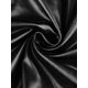 thumbnail image 5 of Sudaderas cortas con capucha para mujer Sudaderas metálicas brillantes holográficas Negro S, 5 of 5