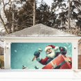 thumbnail image 1 of Riforla Holiday Cheer Garage Festive Christmas Banner with Bright Colors Festive Design Perfect for Auto Enthusiasts Home Garages Easy Hanging Durable Material Flags Banners Accessories F, 1 of 5