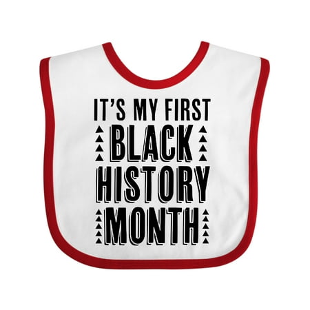 

Inktastic My First Black History Month Gift Baby Boy or Baby Girl Bib