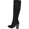 thumbnail image 4 of Women's Journee Collection Kyllie Extra Wide Calf Knee High Boot Black Faux Suede 12 M, 4 of 6
