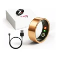 thumbnail image 1 of OSOJI Anillo Inteligente para hombre y mujer, Health Tracker impermeable, seguimiento físico, sueño y calorías. Talla 8. Color: Dorado, 1 of 5