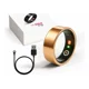 thumbnail image 1 of OSOJI Anillo Inteligente para hombre y mujer, Health Tracker impermeable, seguimiento físico, sueño y calorías. Talla 12. Color: Dorado, 1 of 5