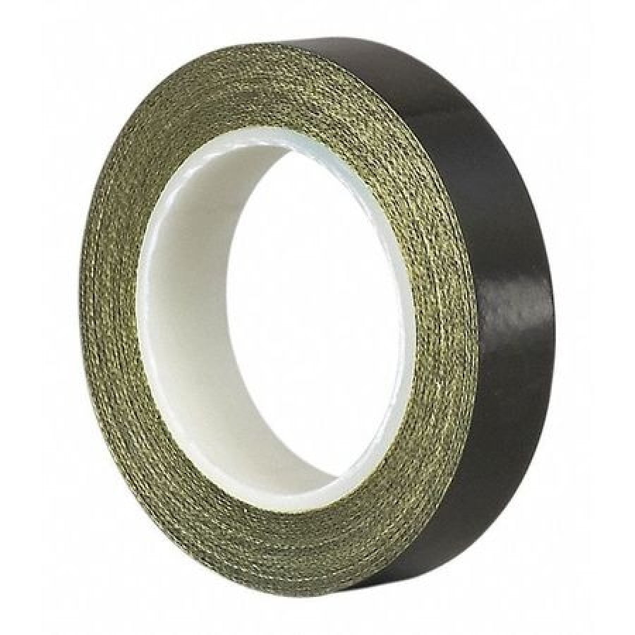 TAPECASE 2.518SG5605 PTFE Fabric Tape,Black,21/2"x18yd. Walmart