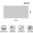 thumbnail image 2 of Hand Towel 4 pack strips 35x75cm cotton quality soft absorbent small towel bathroom, 2 of 5