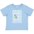 thumbnail image 3 of Inktastic Down Syndrome Awareness Strenth Courage Support Boys or Girls Baby T-Shirt, 3 of 5