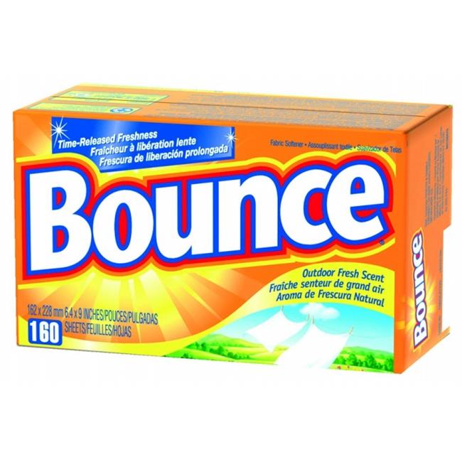 Procter & Gamble 60880168 Bounce Dryer Sheets Box160 Use Outdoor