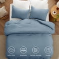 thumbnail image 4 of Juego de edredón Bedsure Queen Size Mineral Blue GentleSoft™, 4 of 7