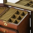 thumbnail image 5 of 5 Drawer Antique Vintage Armoire Jewelry Box Storage Chest Stand Storage Wood, 5 of 23