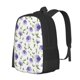 thumbnail image 1 of Disketp Purple Chicory Mochila Minimalista de Gran Capacidad, Mochila de Viaje para Escuela, Trabajo o Uso Diario, 1 of 6