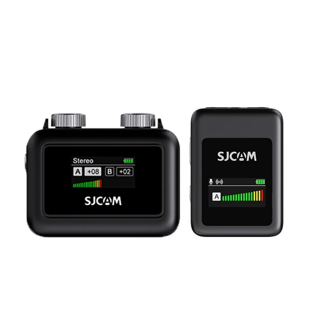 Sistema de micrófono inalámbrico M1 con 1 receptor y 1 micrófono.