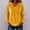 Yellow, variant on IUYRTFE Women's Velour Hoodie Drawstring Kangaroo Pocket Long Sleeve Solid Color Casual Pullover Top