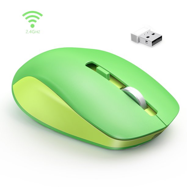 Seenda 2.4G Wireless Mouse with 3 Adjustable Levels, Mobile 2400DPI USB