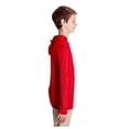 thumbnail image 4 of Youth Zone Performance Hoodie - SPORT RED - S, 4 of 7