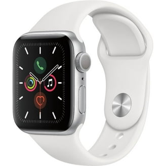 Apple Watch Series 6 GPS, 40mm Silver Aluminum Case with White