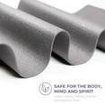 thumbnail image 2 of Sunshine Yoga Voyage Yoga Mats - Bulk 6 Pack - (72" x 24" x 5mm) - Easy to Clean - Tear Resistant - Thick (Cool Gray), 2 of 7
