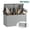 Gray, variant on HaiNova 100 Gallon Outdoor Storage Resin Deck Box, Lockable Patio Outdoor Storage Box for Furniture, Garden Tools and Tools Storage, Waterproof, Black