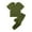 Glisme665-Army Green, variant on Glisme Toddler Girls Clothing Set Kids Pajamas Set 2Pcs Unisex Short Sleeve Shirt And Pants Set Sleepwear Pj'S Size 12-18 Months Army Green Outfits Set For Girl