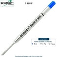 thumbnail image 3 of Schmidt P900 Parker Style Ballpoint Pen Refill - Blue, Fine Point 0.6mm, 12 Pack (SC58140), 3 of 5