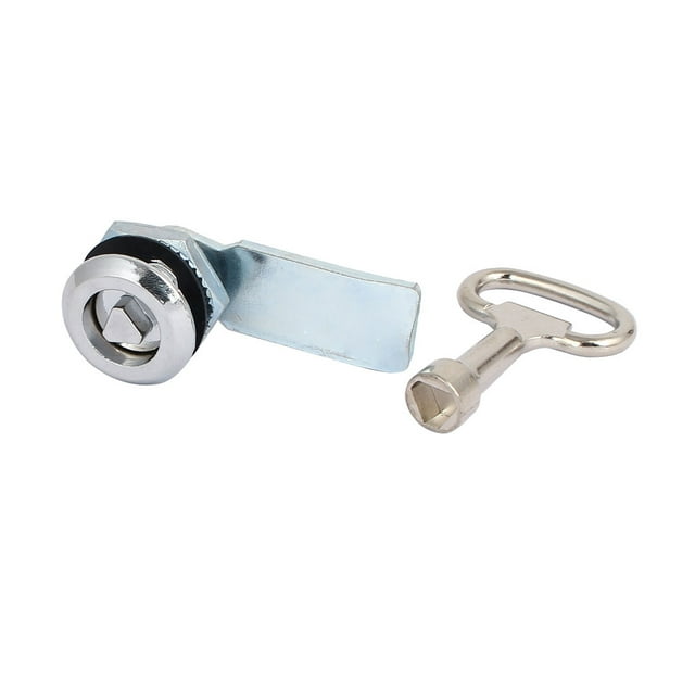 Unique Bargains Drawer Cabinet Door Security Cam Lock Camlock 18mm Cylinder w Triangle Key
