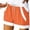 Orange, variant on Dealovy Shorts for Women Drawstring High Waisted Loose Fitted Shorts Casual Wide Leg Summer Beach Shorts