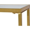 thumbnail image 3 of Signature Home Collection Rectangular Console Table with Mirrored Glass Top - 60" - Gold Finish, 3 of 4