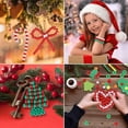 thumbnail image 4 of Christmas Pony Beads 1000Pcs Red White Green for Jewelry Making Bracelets/Necklace/ Crafts DIY Supplies(0.24×0.35in Aperture: 0.16in), 4 of 6
