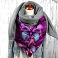 thumbnail image 4 of Beppter Women Butterfly Printing Scarf Fashion Multi-Purpose Shawl Scarf, 4 of 6