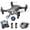 Black, variant on Wefone L106 GPS Foldable Drone with 4K UHD Camera for Adults Beginners, Brushless Motor, Outdoor Fun, 2 Batteries, White