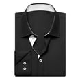 thumbnail image 6 of sogami Men's Stylish Button Down Shirt Wrinkle Free Long Sleeve Business Casual Shirt, 6 of 6