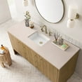 thumbnail image 3 of James Martin Vanities 435-V60s-3Emr Hudson 60" Single Basin Ash Wood Vanity Set - Light, 3 of 6