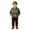 AB311 Green, variant on Tisuna Boy'S Christmas Fleece Jacket Trendy Zip Up Collared Jackets Toddler Kids Print Theme Party Outerwear Coat Size 3-4 Years Green