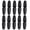 Black single hole, variant on Ywmsfl 10Pcs Wooden Button Single Hole Sewing Button Fasteners For Garment Repair Bag Making Clothing Sewing Accessories