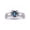 Alexandrite, variant on Mens Rings Sterling Silver Classic Design 7X5MM Oval Gemstone & Diamond Amethyst February Birthstone Ring Size 11