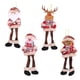 thumbnail image 5 of Adorno de peluche navideño, juguetes de decoración, muñeco de nieve, reno, muñeco colgante Santa, 5 of 9