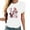 #02 Red, variant on Women's T Shirts Valentine's Day Love Heart Printed Shirts Tops Casual Short Sleeve Top Summer T Shirt Loose Round Neck Blouses