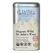St Johns Wort Tea - Organic Loose Leaf Herbal Supplement - Caffeine Free - 1.76 Ounces - 25 Servings