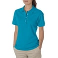 thumbnail image 2 of Jerzees 5.6 oz. 50/50 Jersey Polo with SpotShield (437W) California Blue, S, 2 of 2
