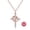 Rose gold, variant on S925 Sterling Silver Cross Pendant Necklace with Zircon, Birthstone cross necklace for Women Cross Chain Jewelry Gifts