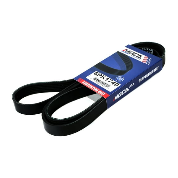 MOCA AUTOPARTS 6PK1740 Serpentine Belt Fit for 1997 BMW 318i L4 1.9L & 1997 BMW Z3 L4 1.9L & 1996-1995 Oldsmobile Achieva V6 3.1L & 1998 Volvo S70 L5 2.4L