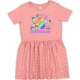 thumbnail image 3 of Inktastic It's My 4th Birthday Unicorn Girls Toddler Dress, 3 of 5