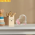 thumbnail image 4 of Sisters Heart Plaque 3.9X3.9 Inch Floral Friendship Decoration With Pink Flowers Acrylic Tabletop Decor For Birthday Christmas Gifts Desk Shelf Display Lightweight Keepsake For Women Sisters, 4 of 5