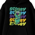 thumbnail image 2 of Scooby-Doo Colorful Repeating Name Youth Boys Black Hoodie-Small, 2 of 3